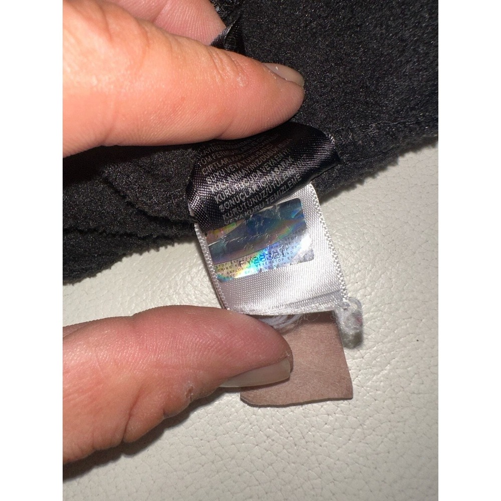 The North Face Fleece Jacket Full Zip Black Small Lightweight Coat - Picture 10 of 11